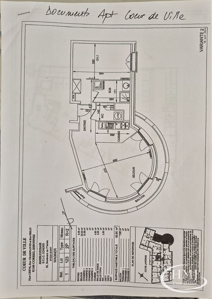 Vente Appartement Corbeil-Essonnes 91100 53 m²
